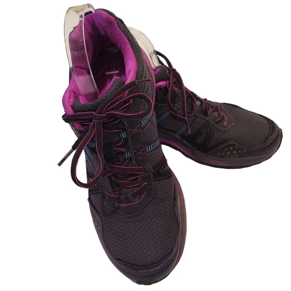Fila Womens Size 10 Statique 5SH40095-058 Black Pink Blue Running Shoes Sneakers